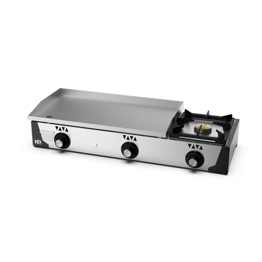 [PLC8100RTF] Plancha gaz - Acier rectifié 15 mm + réchaud - HR FAINCA - PLC8100RTF
