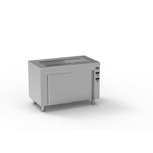 [MBSR-120] Meuble bain-marie sec en inox - ERATOS - MBSR-120