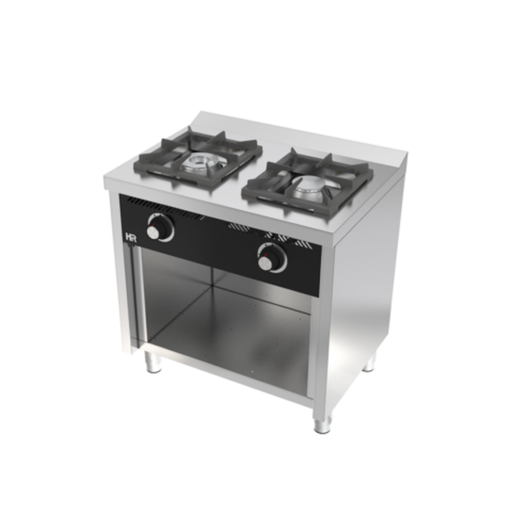 [C2F600E] Fourneau 2 feux vifs s/600 sur placard - HR FAINCA - C2F600E