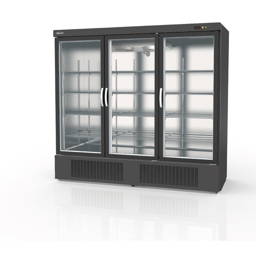 [EBC-2003-NI] Armoire  gourmet 3 porte vitrée négative - CORECO - EBC-2003-NI