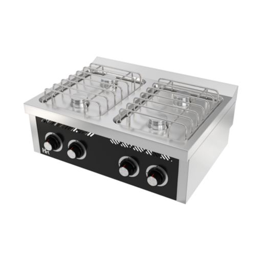 [CB4F600S] Fourneau "basic" 4 feux vifs s/600 á poser - HR FAINCA - CB4F600S