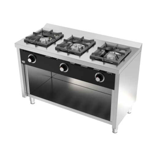 [C3F600E] Fourneau 3 feux s/600 sur placard - HR FAINCA - C3F600E