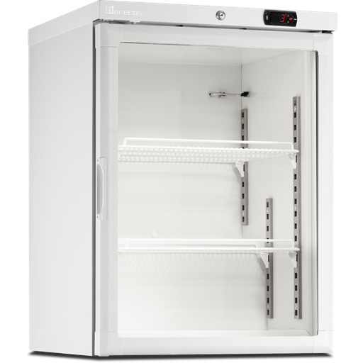 [ACE-150-CS-PV] Mini armoire porte vitrée - température négative (-22/-18°C) - Extérieur blanc - Volume : 115L - MARECOS - ACE-150-CS-PV