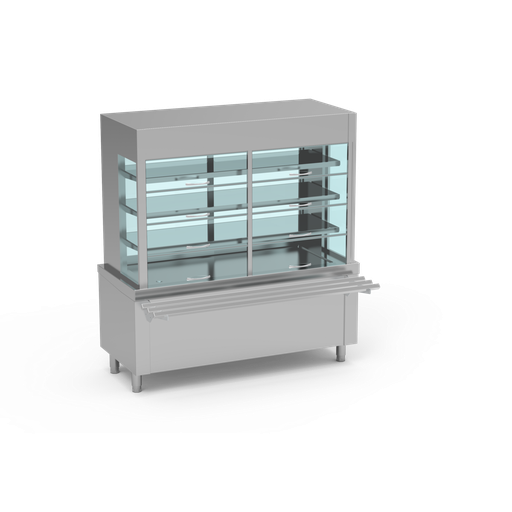 [SIVPN-160] Meuble avec vitrine et plaque sans réserve - ERATOS - SIVPN-160