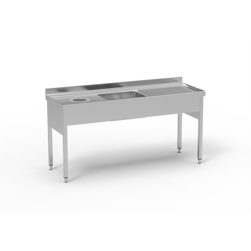 [FGBD-187/111D] Plonge avec trou vide-déchets - ERATOS - FGBD-187/111D