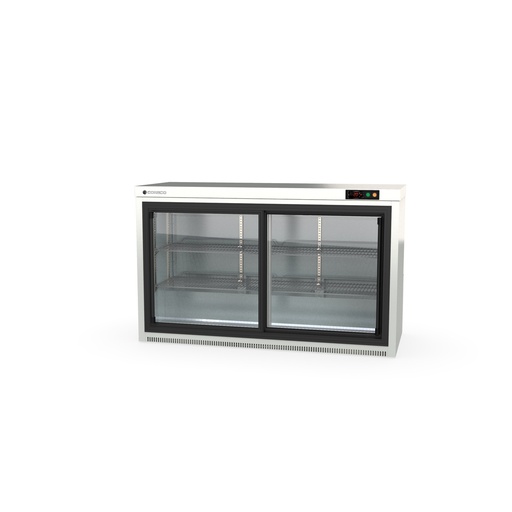 [ERHS-350-LI] Arrière-bar positif 2 p. vitrées coulissantes - CORECO - ERHS-350-LI