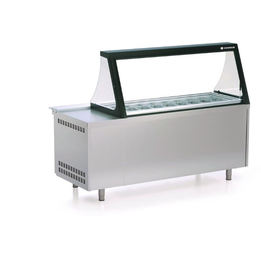 [PC80-200-L] Meuble salade-bar 800 - 3 portes pleines - CORECO - PC80-200-L