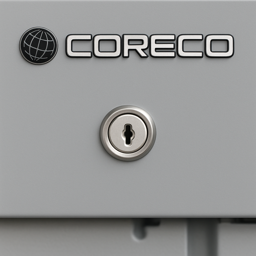 [567000000027] Serrure pour porte vitrée Coreco (meuble ou armoire) - CORECO - 567000000027