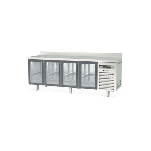 [MCGV-250] Meuble 700 négatif - 4 portes vitrées - CORECO - MCGV-250