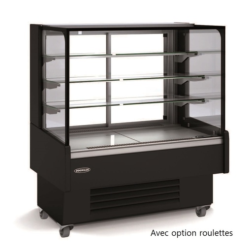 [VVA-6-6-R] Vitrine libre service avec arrière porte vitrée - DOCRILUC - VVA-6-6-R