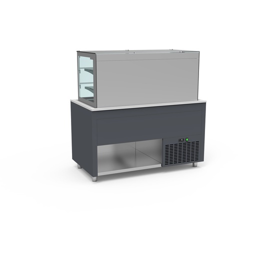 [SBVP-4G-G] Smart Buffet vitrine murale cuve froide - ERATOS - SBVP-4G-G