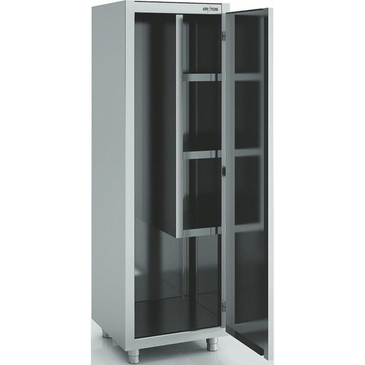 [APL-60] Armoire d'entretien en inox - Porte battante - ERATOS - APL-60