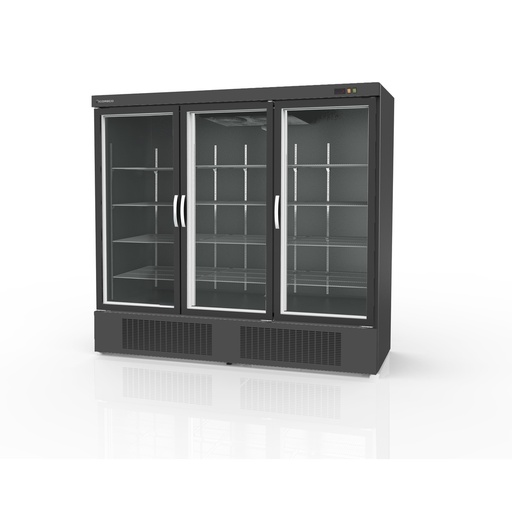 [EBR-2003-NN] Armoire  gourmet 3 porte vitrée positive - CORECO - EBR-2003-NN