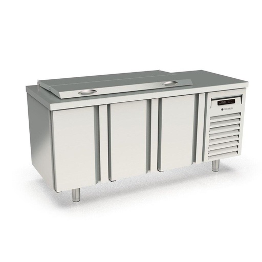 [MFE-200] Meuble de préparation 700 positif - 3 portes - CORECO - MFE-200