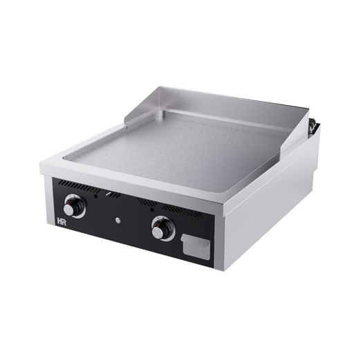 [FT9008S] Fry-Top 800 chromée de table - HR FAINCA - FT9008S