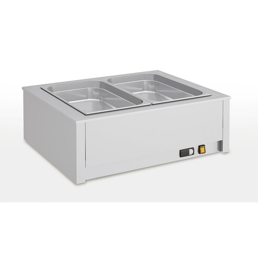 [BMMS-2GN] Bain-marie de table sec - ERATOS - BMMS-2GN