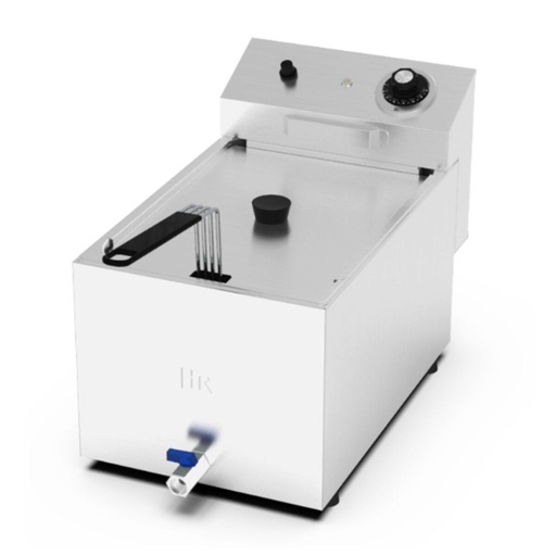 [FD10LC] Friteuse 10L avec vidange - HR FAINCA - FD10LC