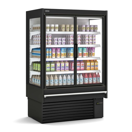 [DG1-18-H1-LE] Vitrine murale gamme CEDAR DG (avec portes)  Profondeur 1 (797mm) Côtés panoramiques LE - DOCRILUC - DG1-18-H1-LE