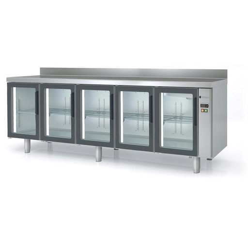 [MRSPV-270] Meuble 600 positif sans groupe 5 p. vitrées - CORECO - MRSPV-270