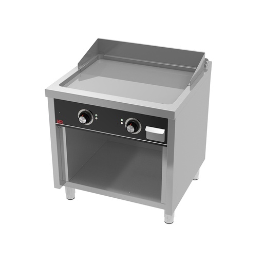 [FTE7508ECR] Fry top électrique 800 sur placard 750 chromée - HR FAINCA - FTE7508ECR