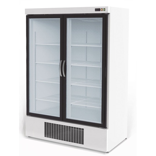 [EBC-1302-BB] Armoire  gourmet 2 porte vitrée négative - CORECO - EBC-1302-BB