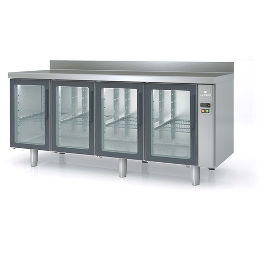 [MRGPV-220] Meuble 700 positif sans groupe 4 p. vitrées - CORECO - MRGPV-220