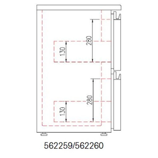[56E109050080] Clayette inox perforée - CORECO - 56E109050080