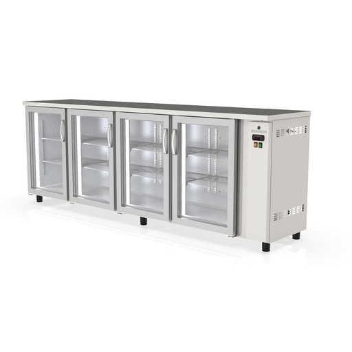 [SBIEP-240] Arrière-bar positif s/gpe 4 p. vitrées battantes - CORECO - SBIEP-240