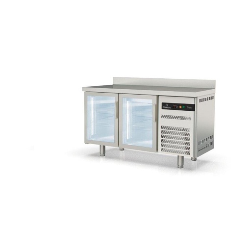 [TSRV-150-S] Meuble 600 positif S-Line - 2 portes vitrées - CORECO - TSRV-150-S