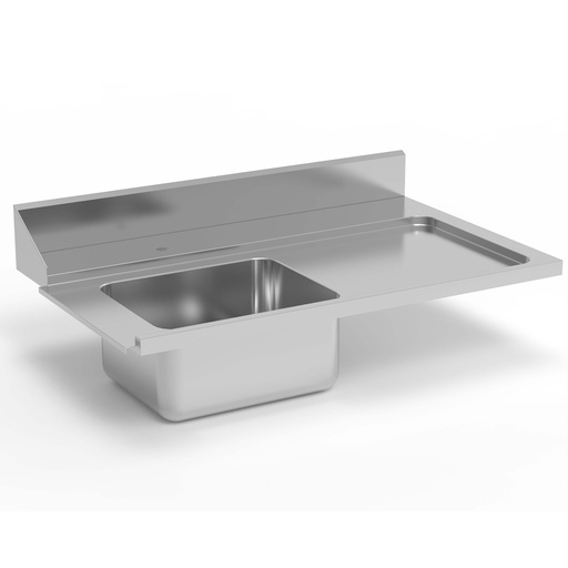 [EP-120D] Plan de travail mural de prélavage avec bac - ERATOS - EP-120D