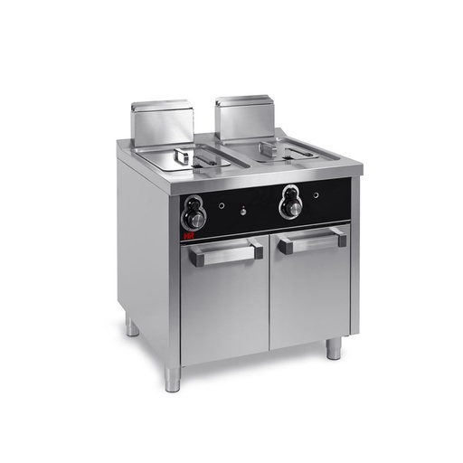 [FDG12L12L750E] Friteuse á gaz  12l+12l série 750 sur placard - HR FAINCA - FDG12L12L750E