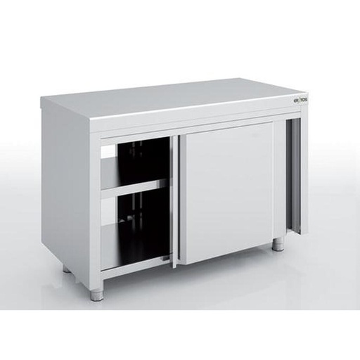 [MNCP70-180C] Meuble neutre en inox - Portes coulissantes - ERATOS - MNCP70-180C