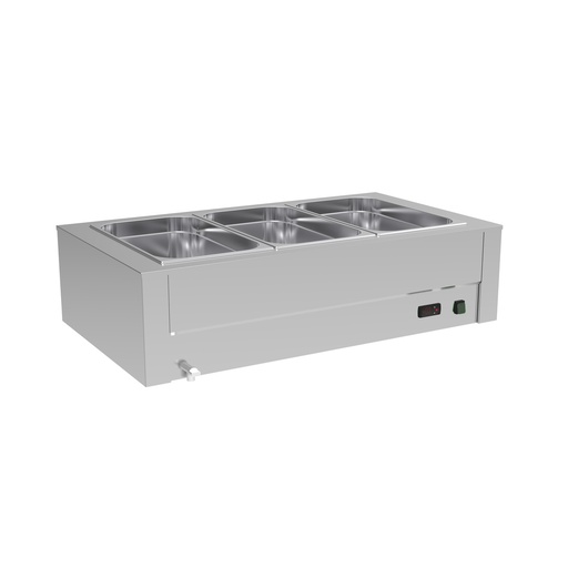 [BMMH-3GN] Bain-marie de table à eau - ERATOS - BMMH-3GN