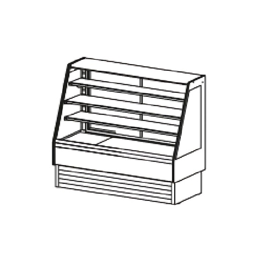 [VVA-6-16-MR] Vitrine libre service avec arrière porte vitrée - DOCRILUC - VVA-6-16-MR