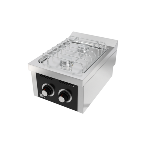 [CB2F600S] Fourneau "basic" 2 feux vifs s/600 á poser - HR FAINCA - CB2F600S