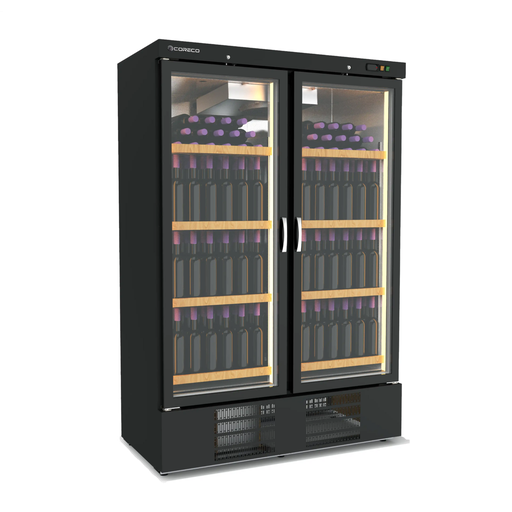 [EBRW-1302-NI] Armoire à vin mono-température 2 portes - CORECO - EBRW-1302-NI