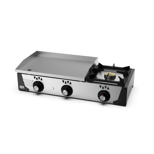 [PLC6100RTF] Plancha gaz - Acier rectifié 15 mm + réchaud - HR FAINCA - PLC6100RTF