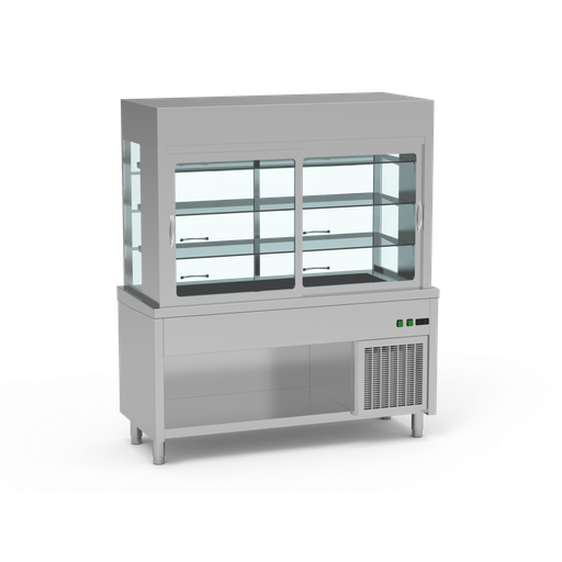 [SVCN-225] Meuble avec cuve + vitrine réfrigérée 3 niveaux - ERATOS - SVCN-225