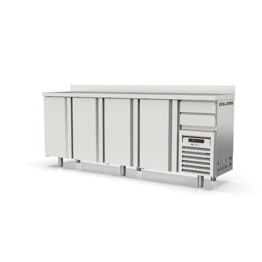 [FMR-250] Arrière bar 600 positif 4 p. et 2 tiroirs neutres - CORECO - FMR-250