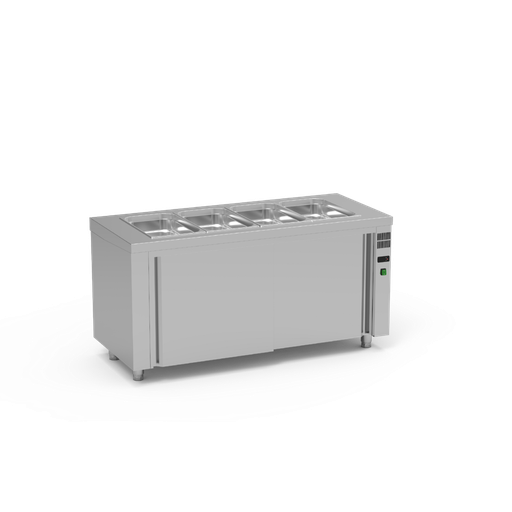 [SBVN-120] Meuble bain-marie ventilé avec réserve neutre - ERATOS - SBVN-120