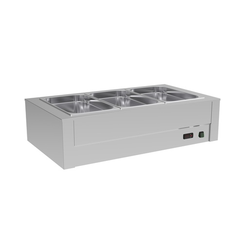 [BMMS-3GN] Bain-marie de table sec - ERATOS - BMMS-3GN