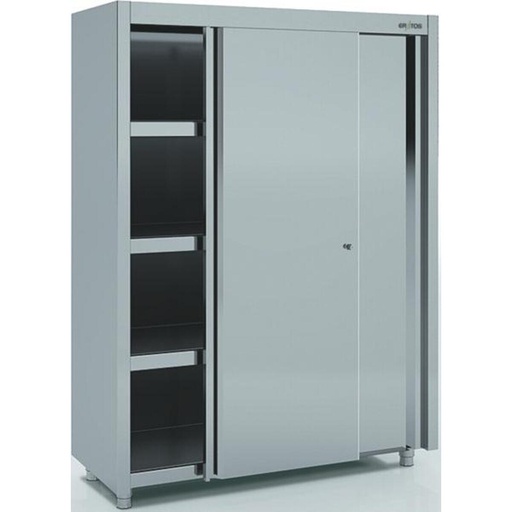 [APC-140] Armoire haute en inox - Portes coulissantes - ERATOS - APC-140