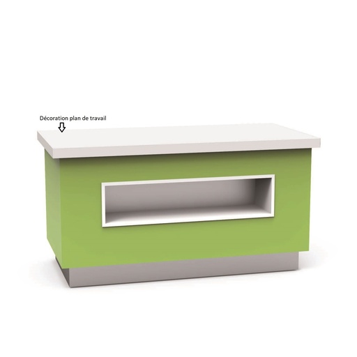 [BDCE11-3GN] Décoration plan de travail pour buffet modulaire - ERATOS - BDCE11-3GN