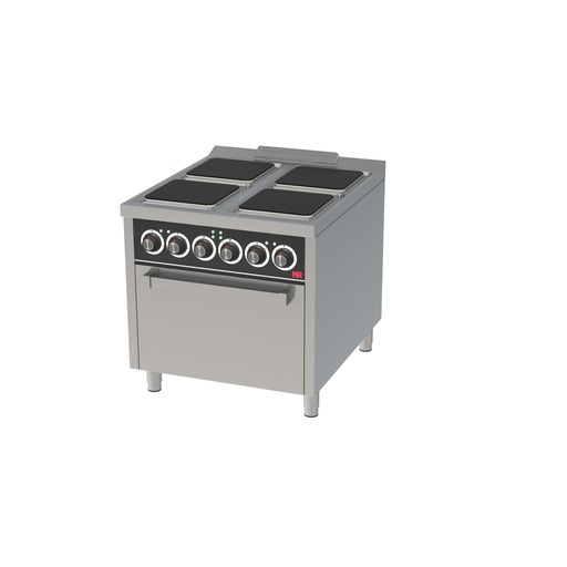 [CE4P900H] Fourneau 4 plaques Série 900 four - HR FAINCA - CE4P900H