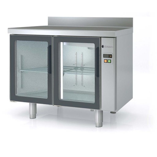 [MCSPV-120] Meuble 600 négatif sans groupe 2 p. vitrées - CORECO - MCSPV-120