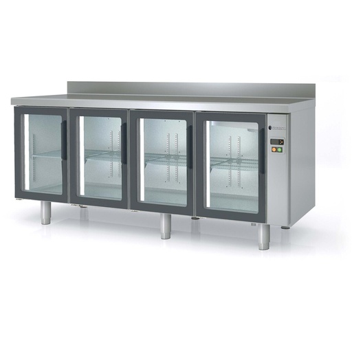 [MCSPV-220] Meuble 600 négatif sans groupe 4 p. vitrées - CORECO - MCSPV-220